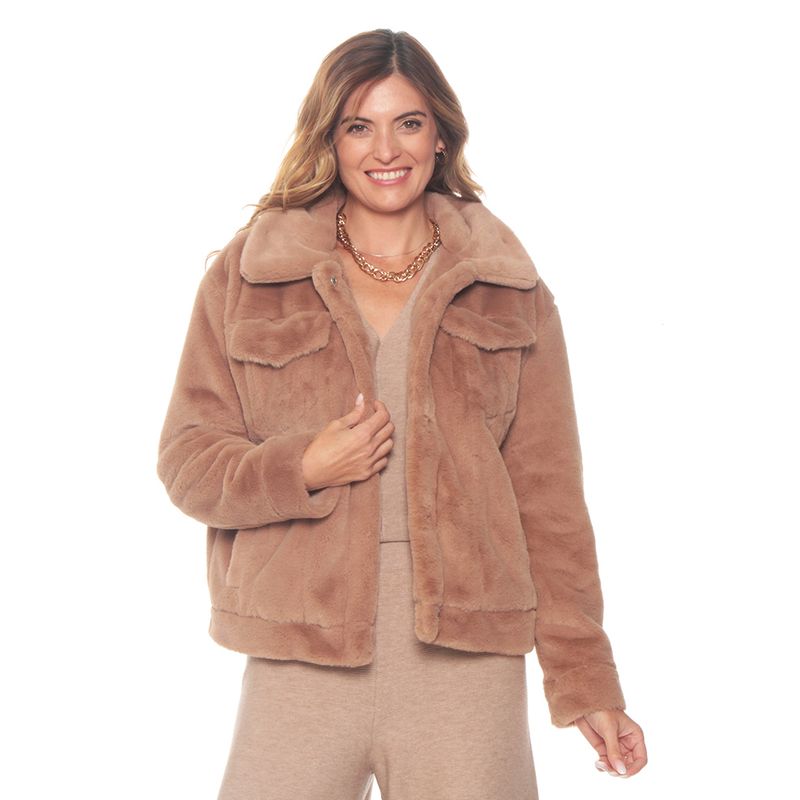 WADOS - CHAQUETA MANGA LARGA DE PIEL SINTEICA
