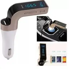 GENERICO - Transmisor Adaptador FM MP3 para Auto con Bluetooth