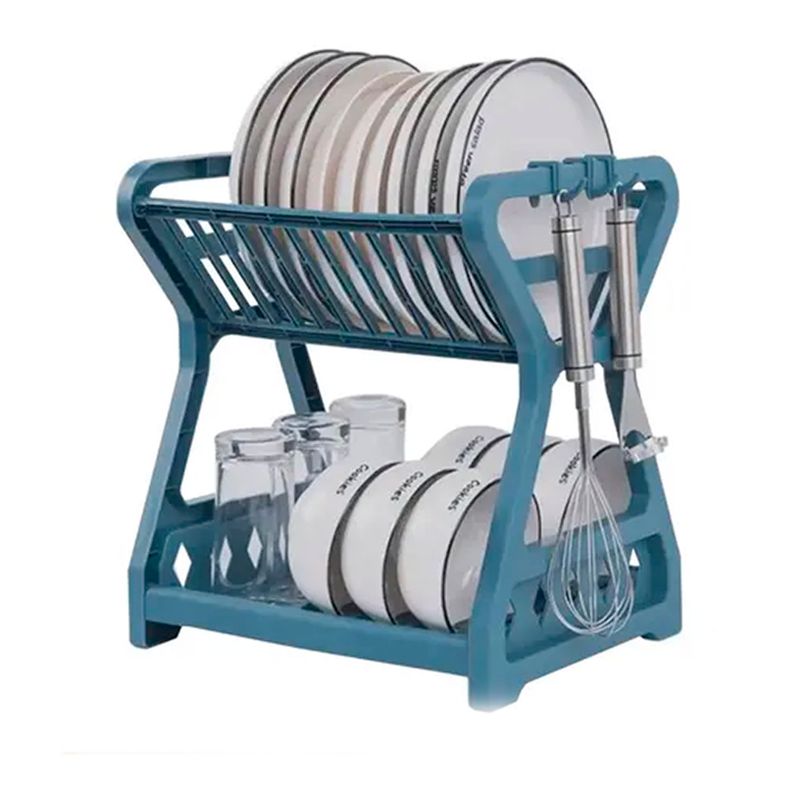 OFERTABKN - Secador Escurridor De Platos 2 Niveles Plastico Escurridor