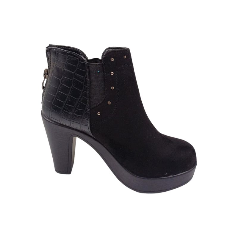 HERIEL - Botin Negro Taco Mujer