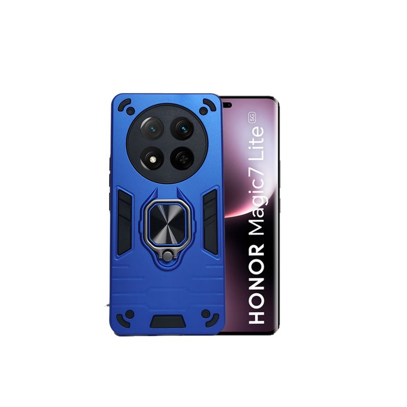 GENERICO - CARCASA ANILLO ANTIGOLPE PARA CELULAR HONOR MAGIC 7 LITE AZUL