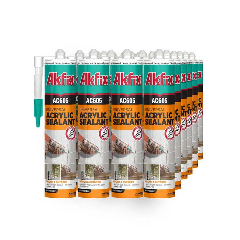 AKFIX - 24X SELLADOR ACRILICO AC605 AKFIX ALMENDRA