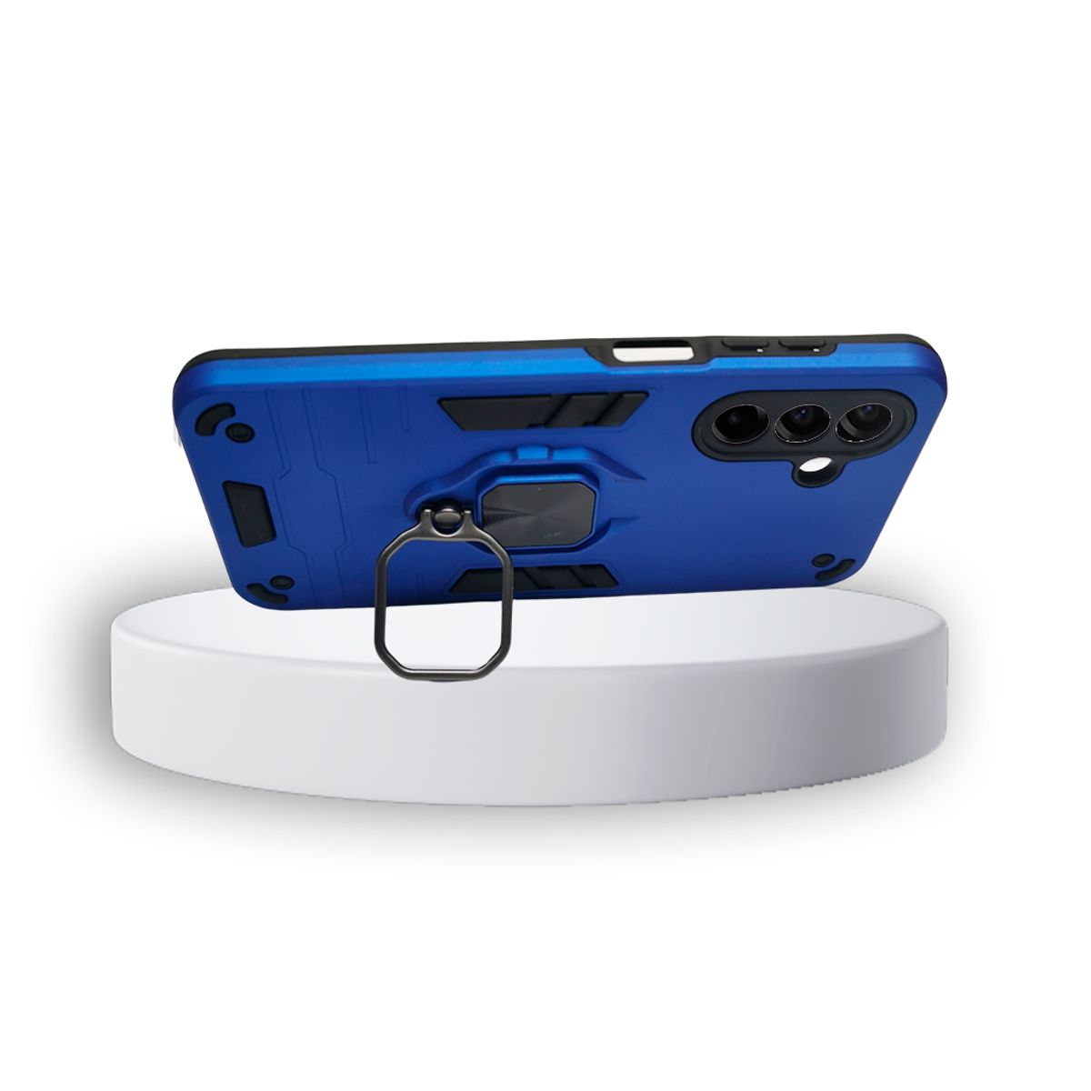 GENERICO - CARCASA ANILLO ANTIGOLPE PARA CELULAR SAMSUNG A26 COLOR AZUL