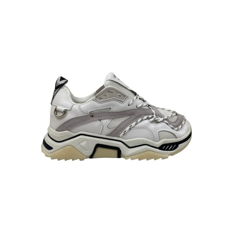 HERIEL - Zapatilla Blanca Plataforma Mujer