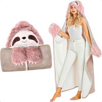 Poleron Chiporro Mujer Manta Polar Poleron Invierno Frazada