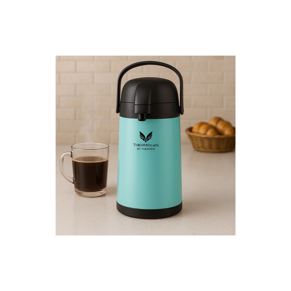 THERMOS - TERMO SIFÓN ACERO INOXIDABLE DE VIDRIO 1,5 LT AQUA