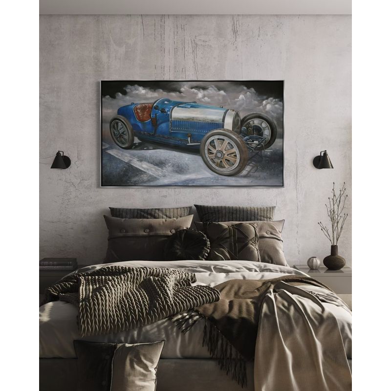 GENERICO - Cuadro decorativo Auto Clasico 150 x 90