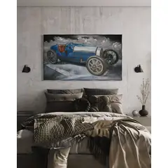 GENERICO - Cuadro decorativo Auto Clasico 150 x 90