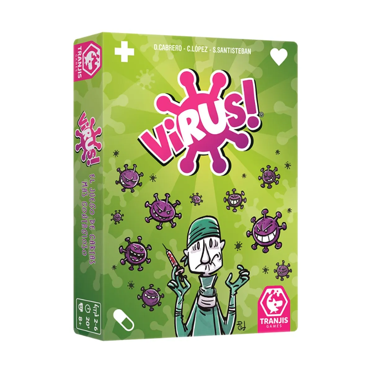 GENERICO - Virus Juego De Cartas Mesa En Español - Tranjis Games