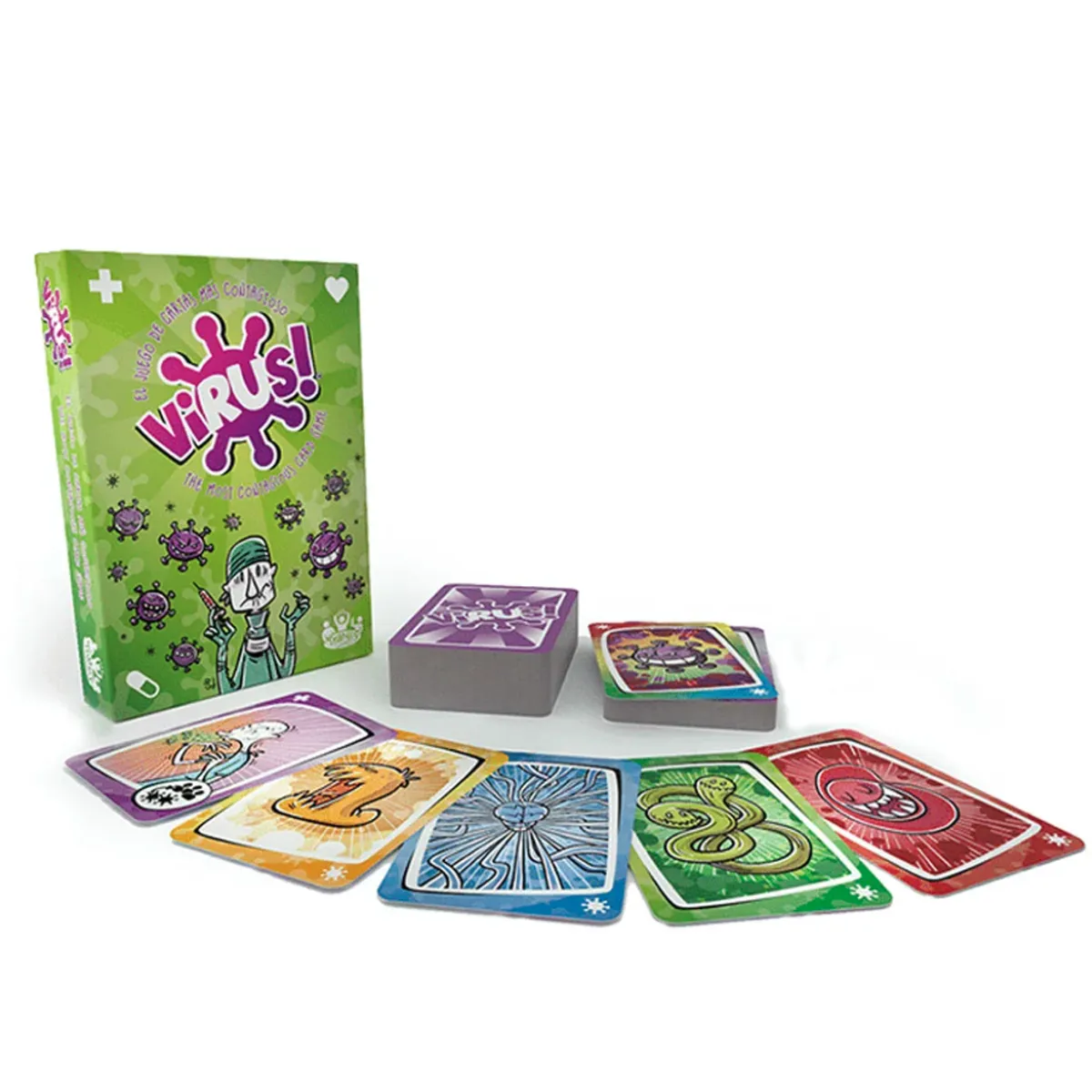 GENERICO - Virus Juego De Cartas Mesa En Español - Tranjis Games