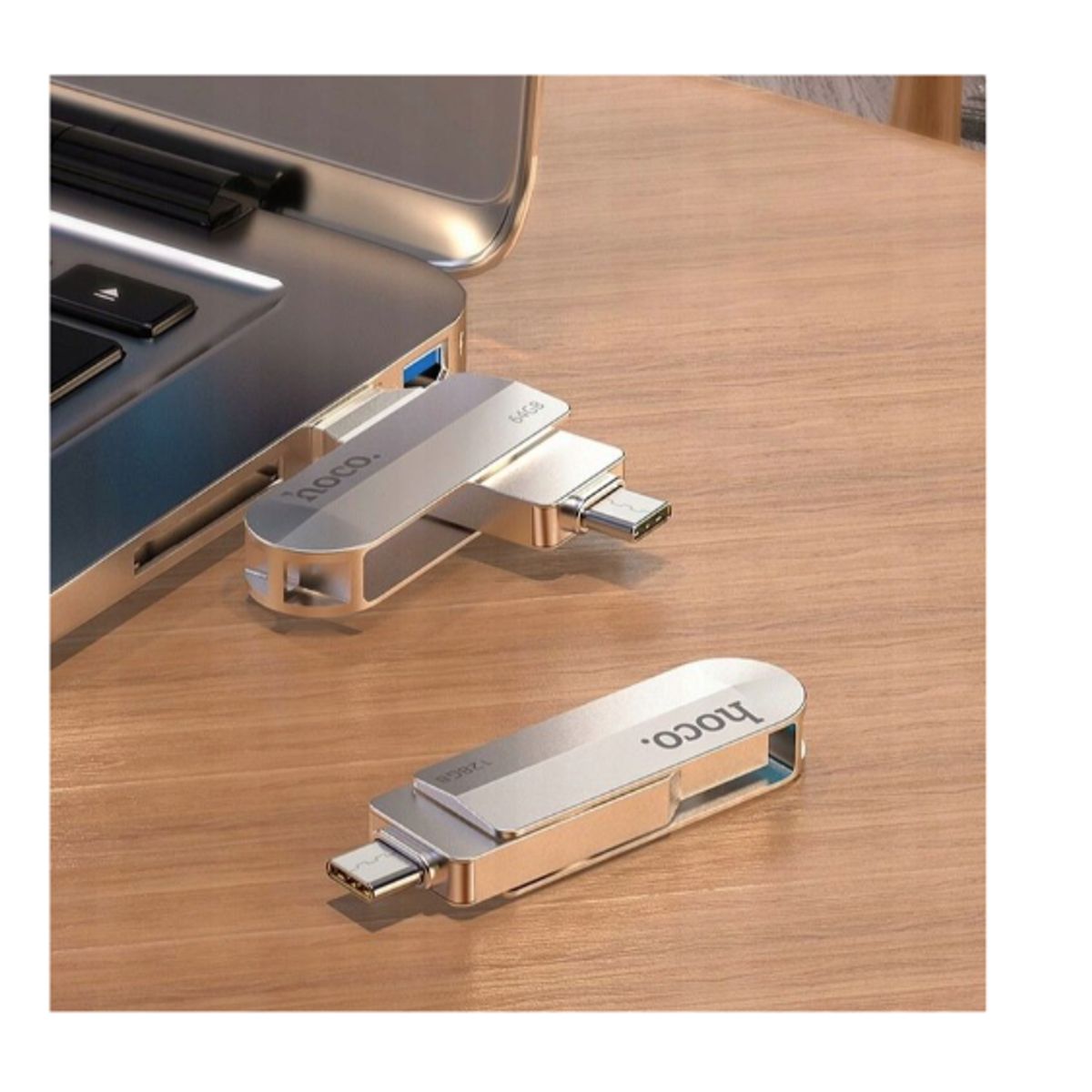 HOCO - Pendrive Hoco UD10 128gb USB-C TO USB 3.0 Flash Drive