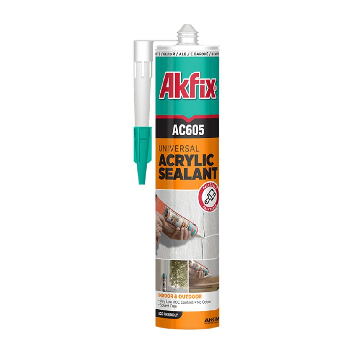AKFIX - 24X SELLADOR ACRILICO AC605 AKFIX GRIS