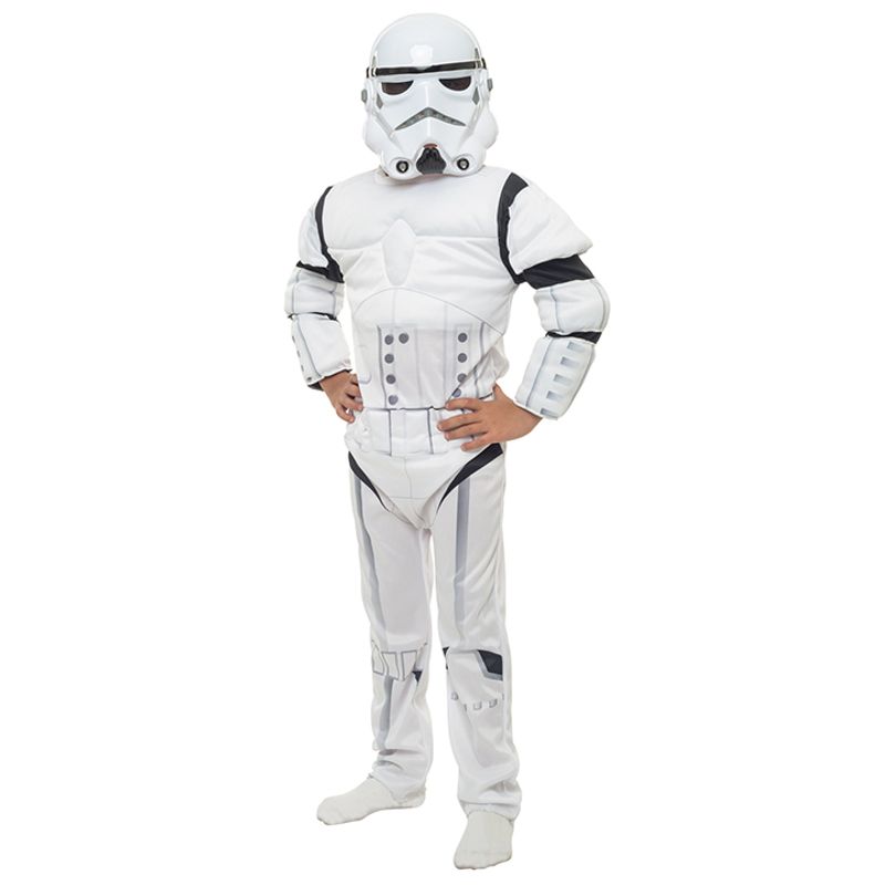 TODODISFRACESCHILE - Disfraz Storm Trooper Músculos Talla 4 aa 6 años