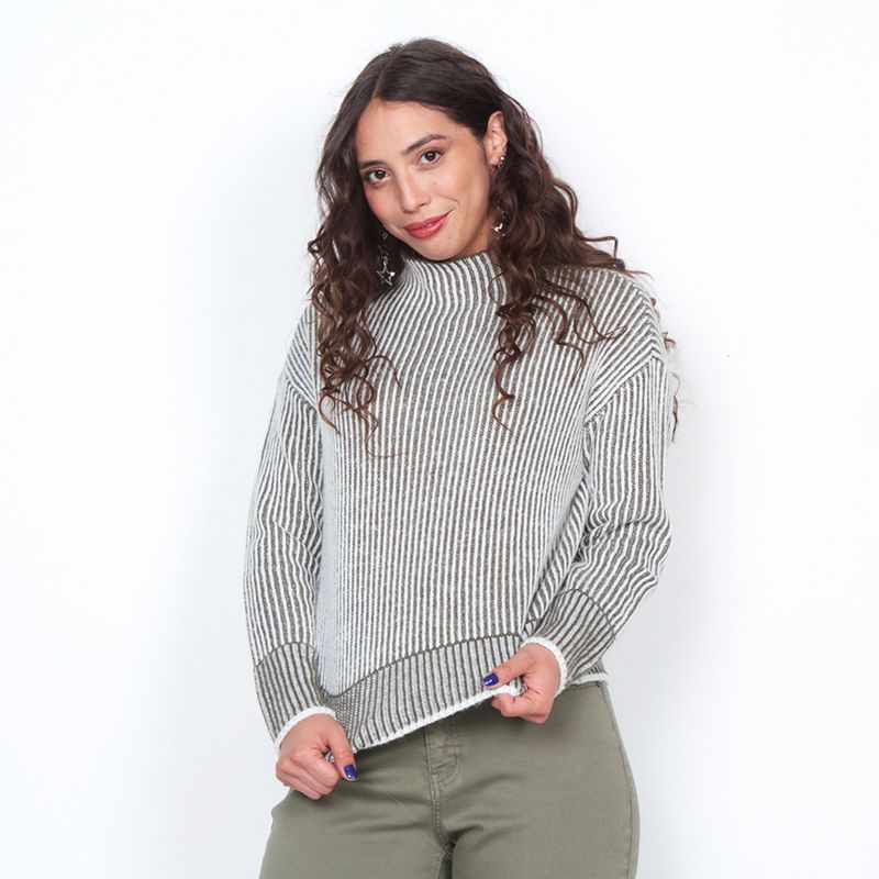 WADOS - SWEATER MANGA LARGA CUELLO ALTO