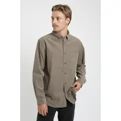 FROENS - Camisa Manga Larga Corduroy Hombre
