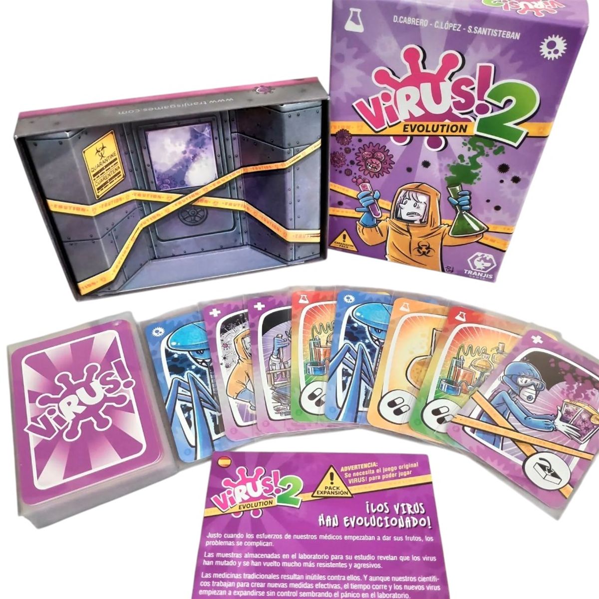 GENERICO - Virus 2 Juego De Cartas Mesa En Español - Tranjis Games
