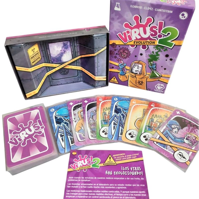 GENERICO - Virus 2 Juego De Cartas Mesa En Español - Tranjis Games