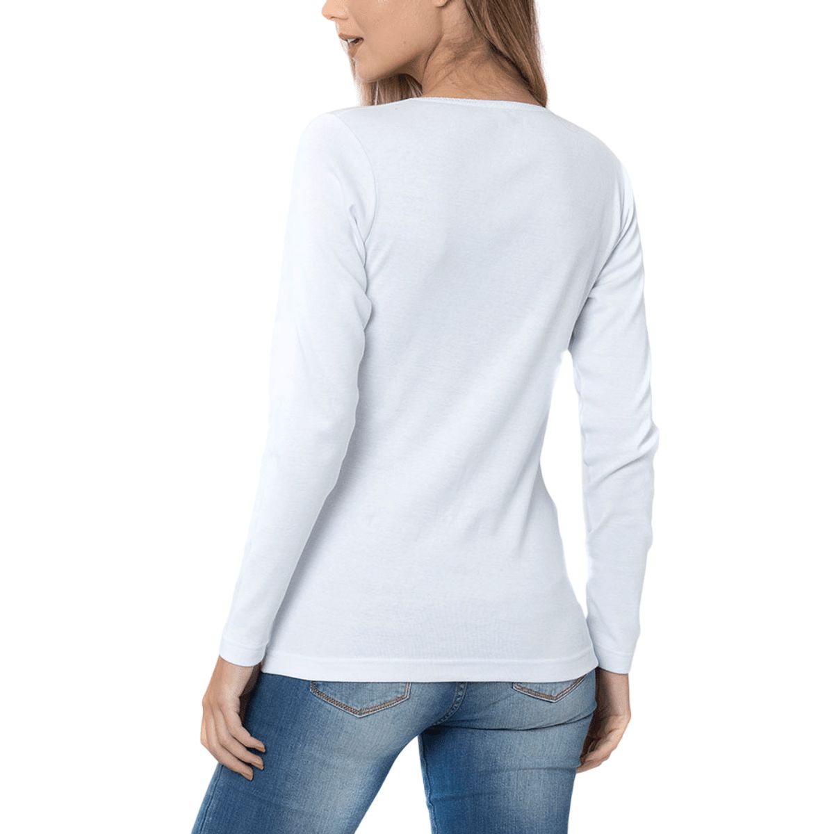 LADY GENNY - Camiseta Algodón Hipoalergenico Manga Larga