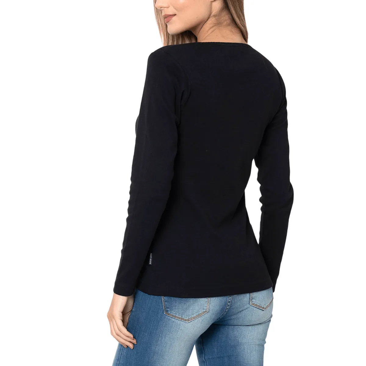 LADY GENNY - Camiseta Algodón Hipoalergenico Manga Larga