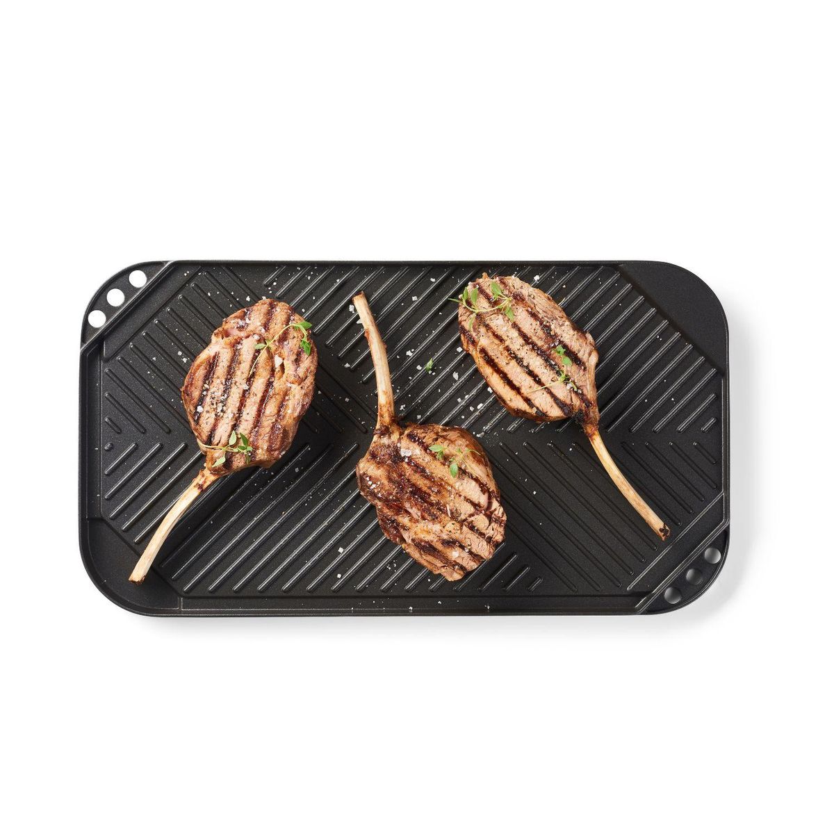 DANGRILL - Bandeja De Aluminio 50x27x3 Cm Negra Dangrill