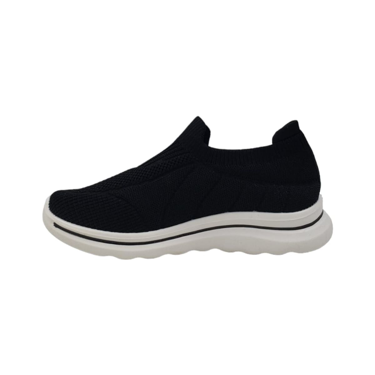 HERIEL - Zapatilla Negra Textil Mujer
