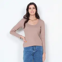 WADOS - POLERA MANGA LARGA ESCOTE REDONDO