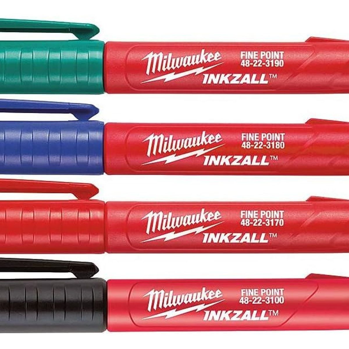 MILWAUKEE - Milwaukee Rotulador Permanente Pack 4 Unidades Color- E.o.