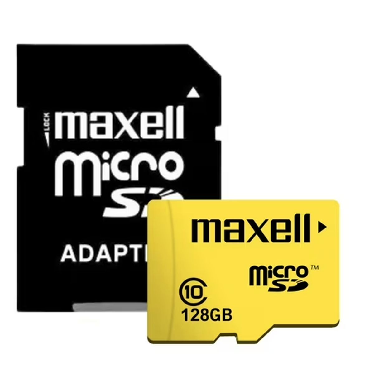 MAXELL - Tarjeta de memoria MicroSD 128GB Maxell + Adaptador 90MBs