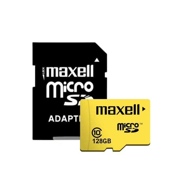 MAXELL - Tarjeta de memoria MicroSD 128GB Maxell + Adaptador 90MBs