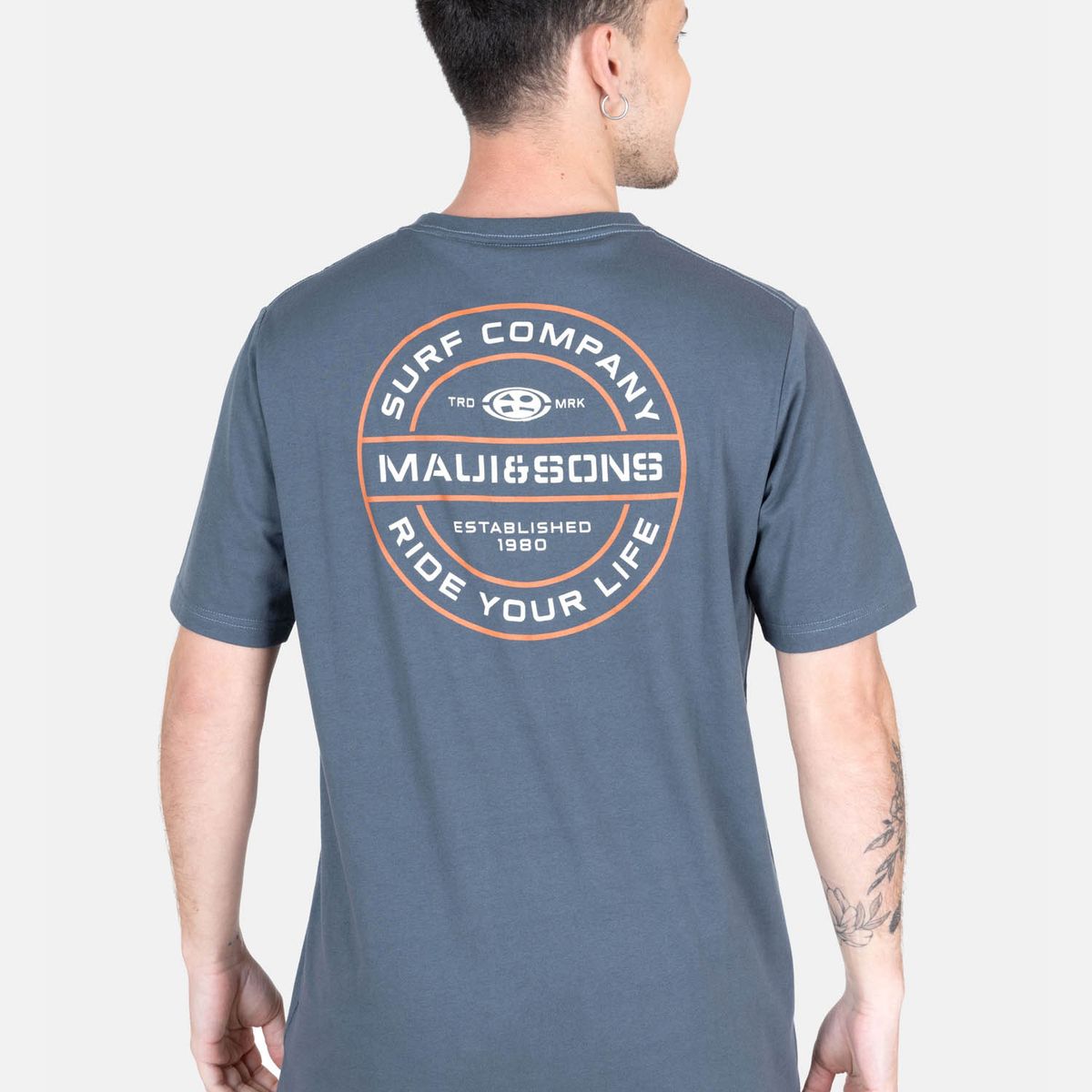 MAUI AND SONS - Polera MC Mana Gris  Hombre Maui And Sons - Gris