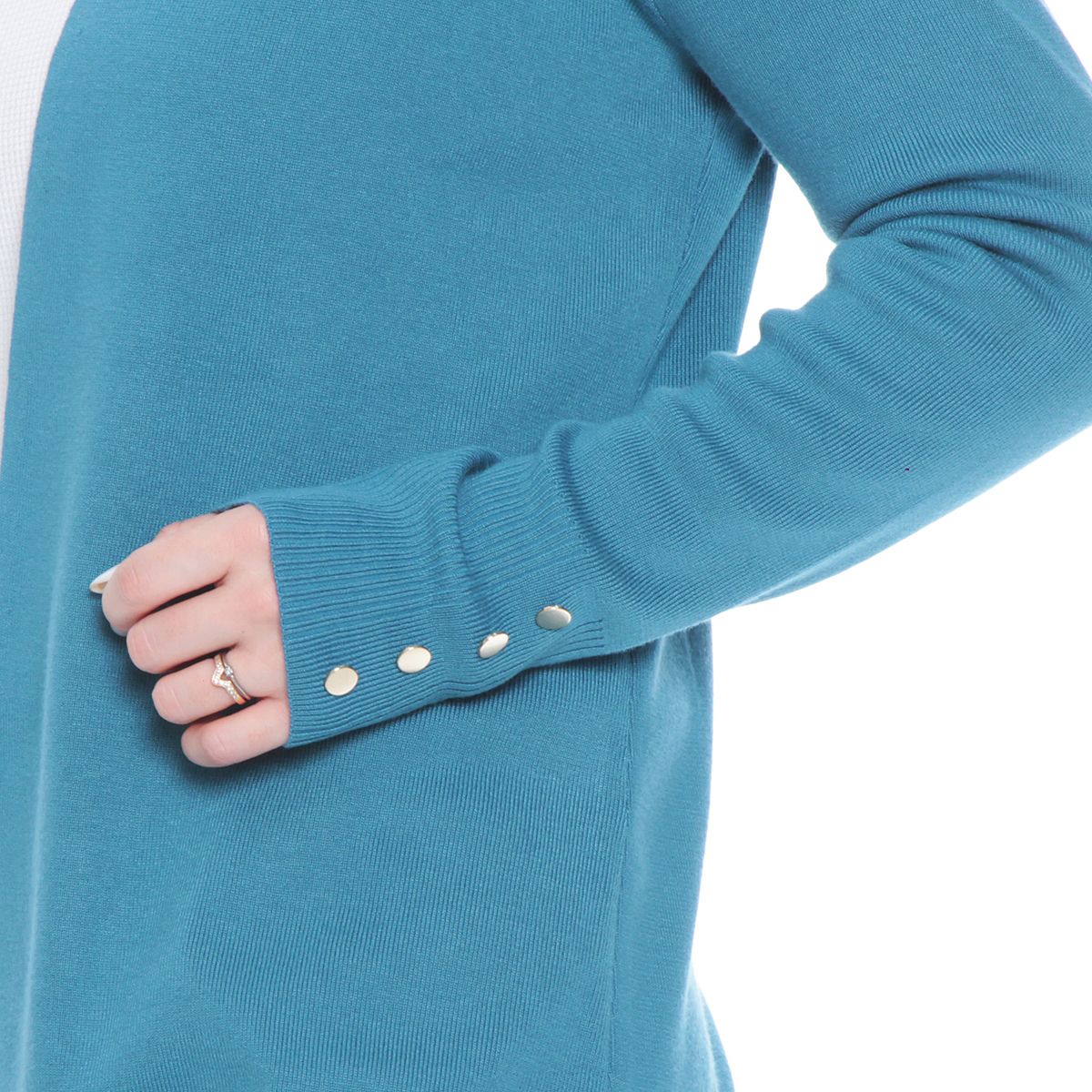 WADOS - CHALECO MANGA LARGA SOLIDO