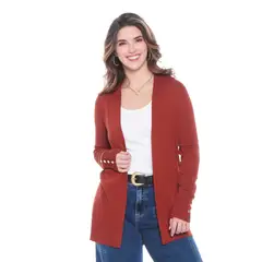 WADOS - CHALECO MANGA LARGA SOLIDO