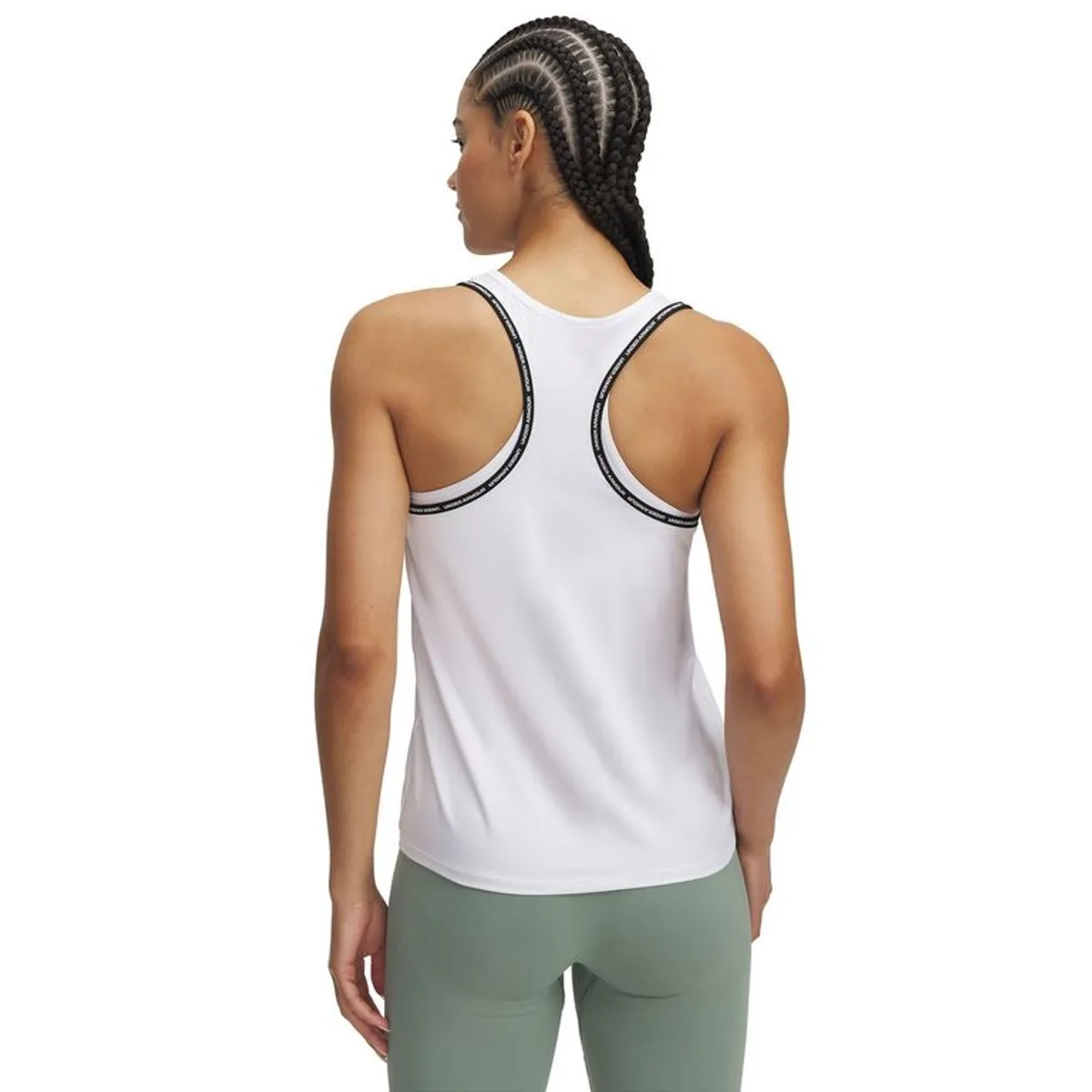 UNDER ARMOUR - Polera Sin Mangas Ua Tech Knockout Blanco Para Mujer UNDER ARMOUR