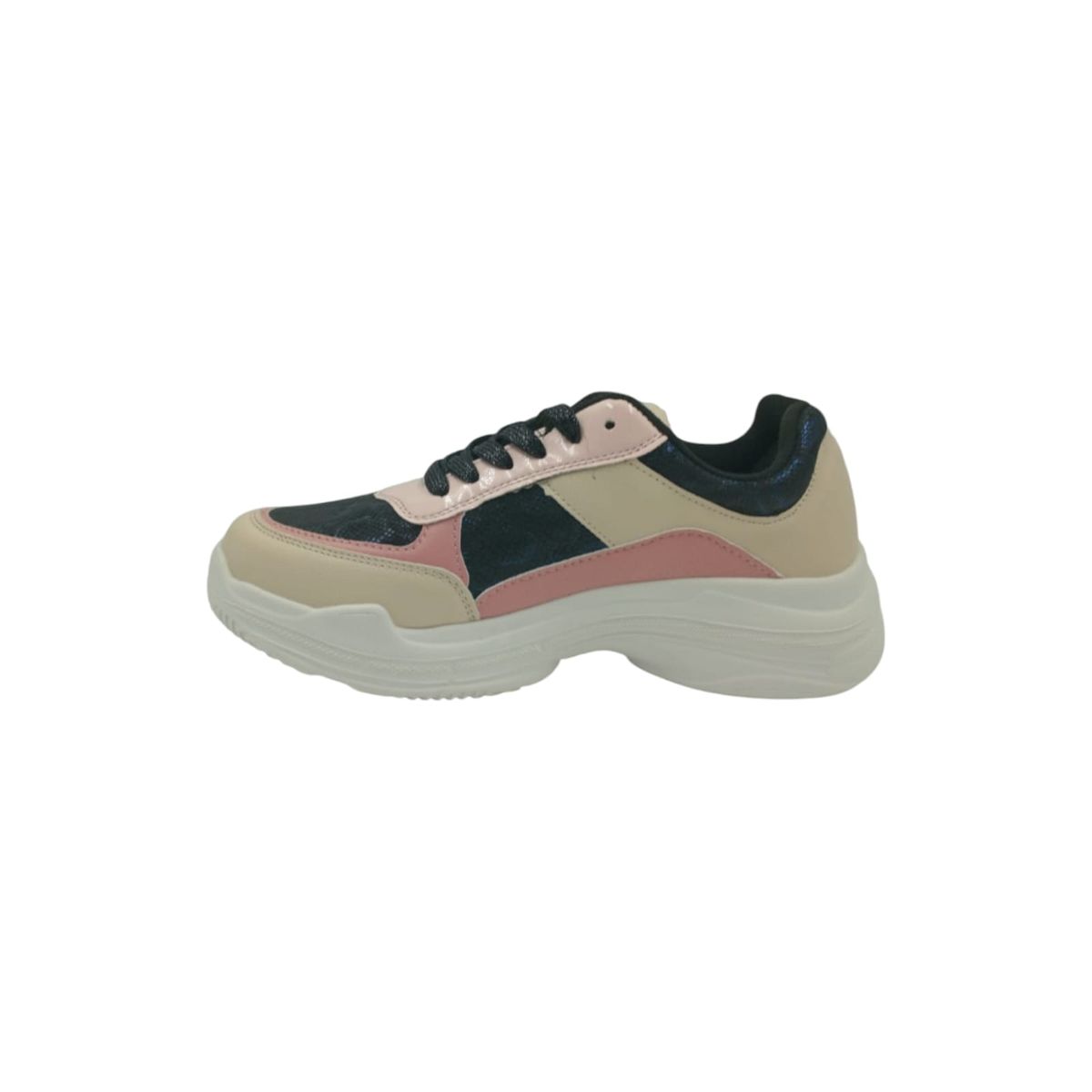 HERIEL - Zapatilla Rosa Plataforma Mujer