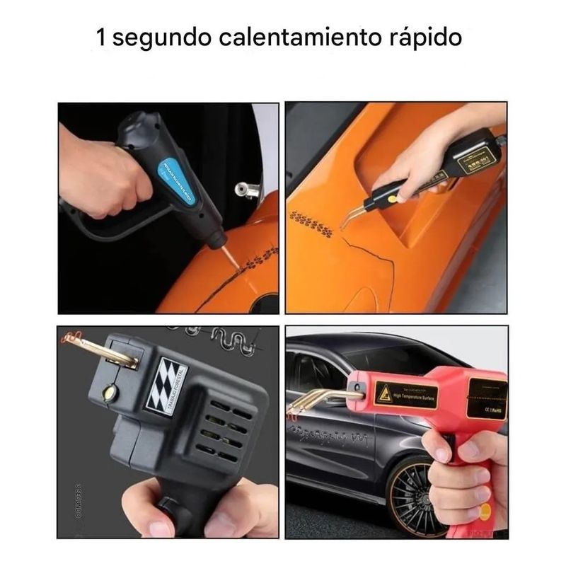 MUNDO MAGIA - Grapas Para Soldadora Auto Plástico De Pernos 1200 Piezas