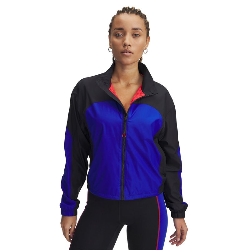 UNDER ARMOUR - Parka Sin Mangas Ua Project Rock Woven Negro Para Mujer UNDER ARMOUR