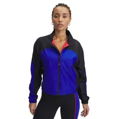 UNDER ARMOUR - Parka Sin Mangas Ua Project Rock Woven Negro Para Mujer