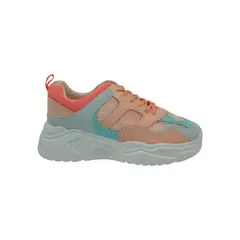 HERIEL - Zapatilla Rosa Plataforma Mujer