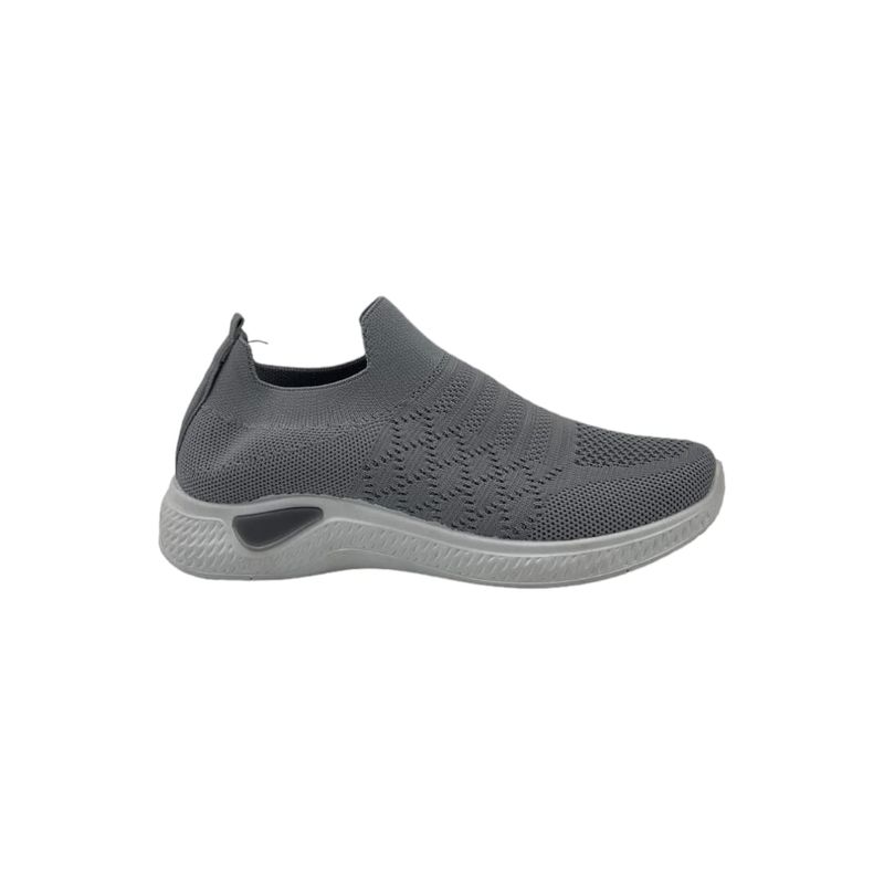HERIEL - Zapatilla Gris Lona Plataforma