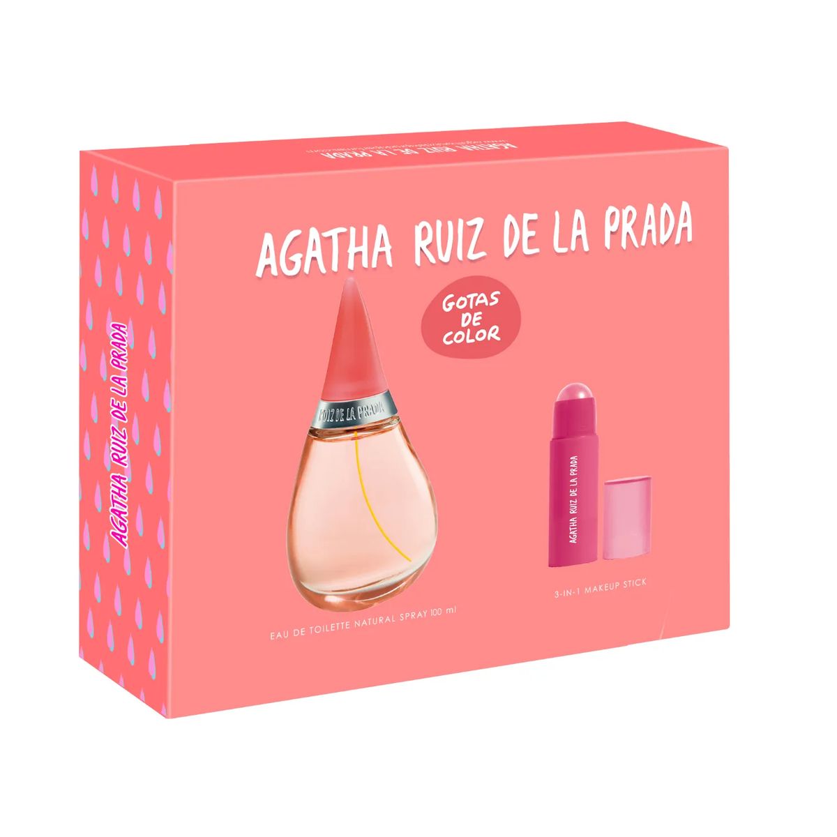 AGATHA RUIZ DE LA PRADA - Estuche Agatha Ruiz Gotas de Color EDT 100ml+5g Mujer