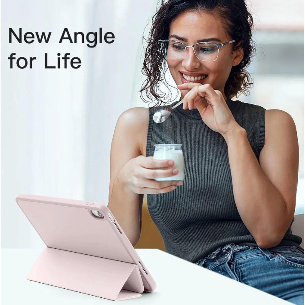 GENERICO - Carcasa Smart Cover + Lámina Para iPad A16 11 Gen (2025)