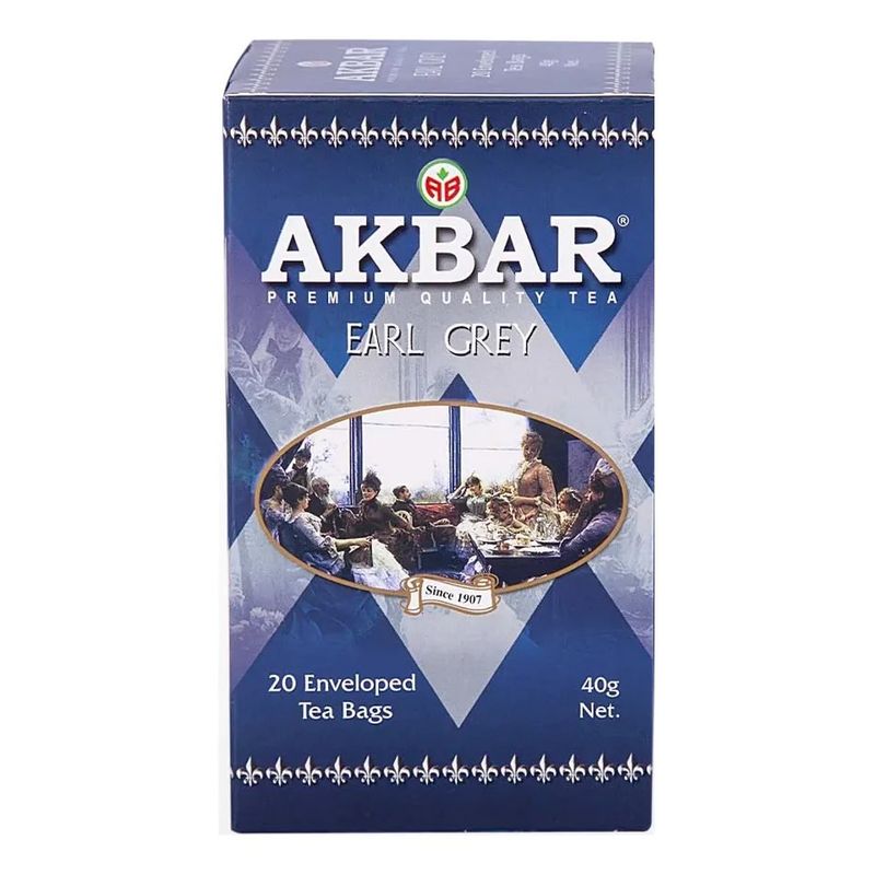 AKBAR - Té Earl Grey 20 Bolsitas Akbar