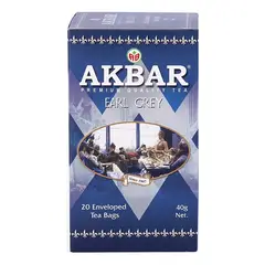 AKBAR - Té Earl Grey 20 Bolsitas