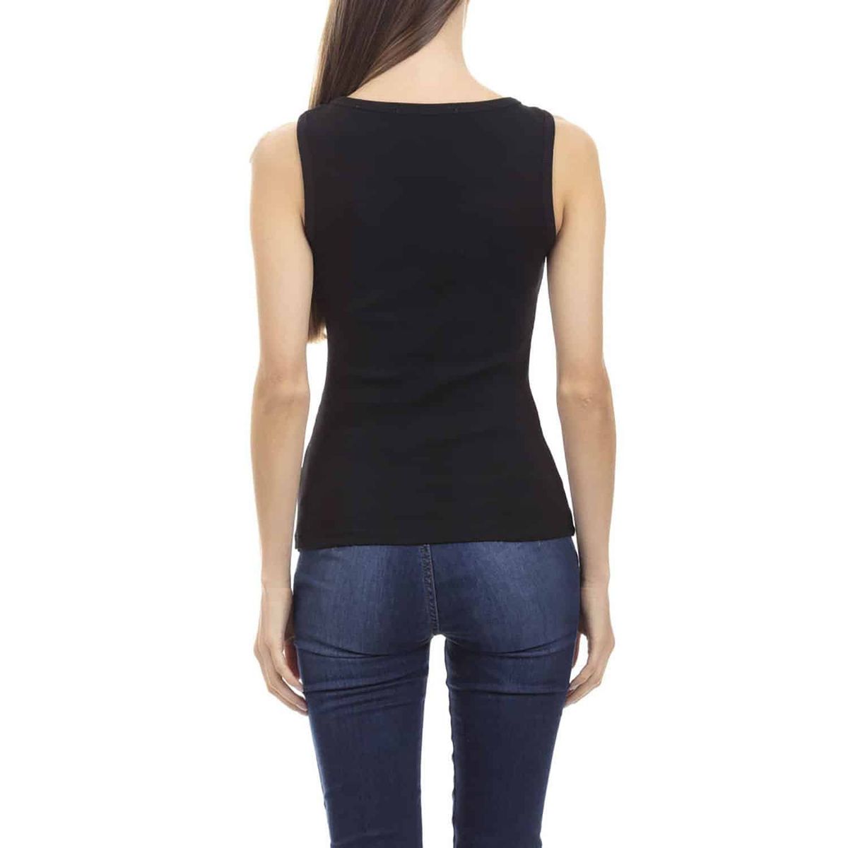 LADY GENNY - Camiseta Cotton Rib Sin Mangas