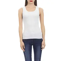 LADY GENNY - Camiseta Cotton Rib Sin Mangas