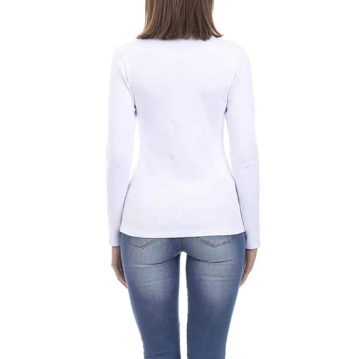 LADY GENNY - Camiseta Cotton Rib Manga Larga