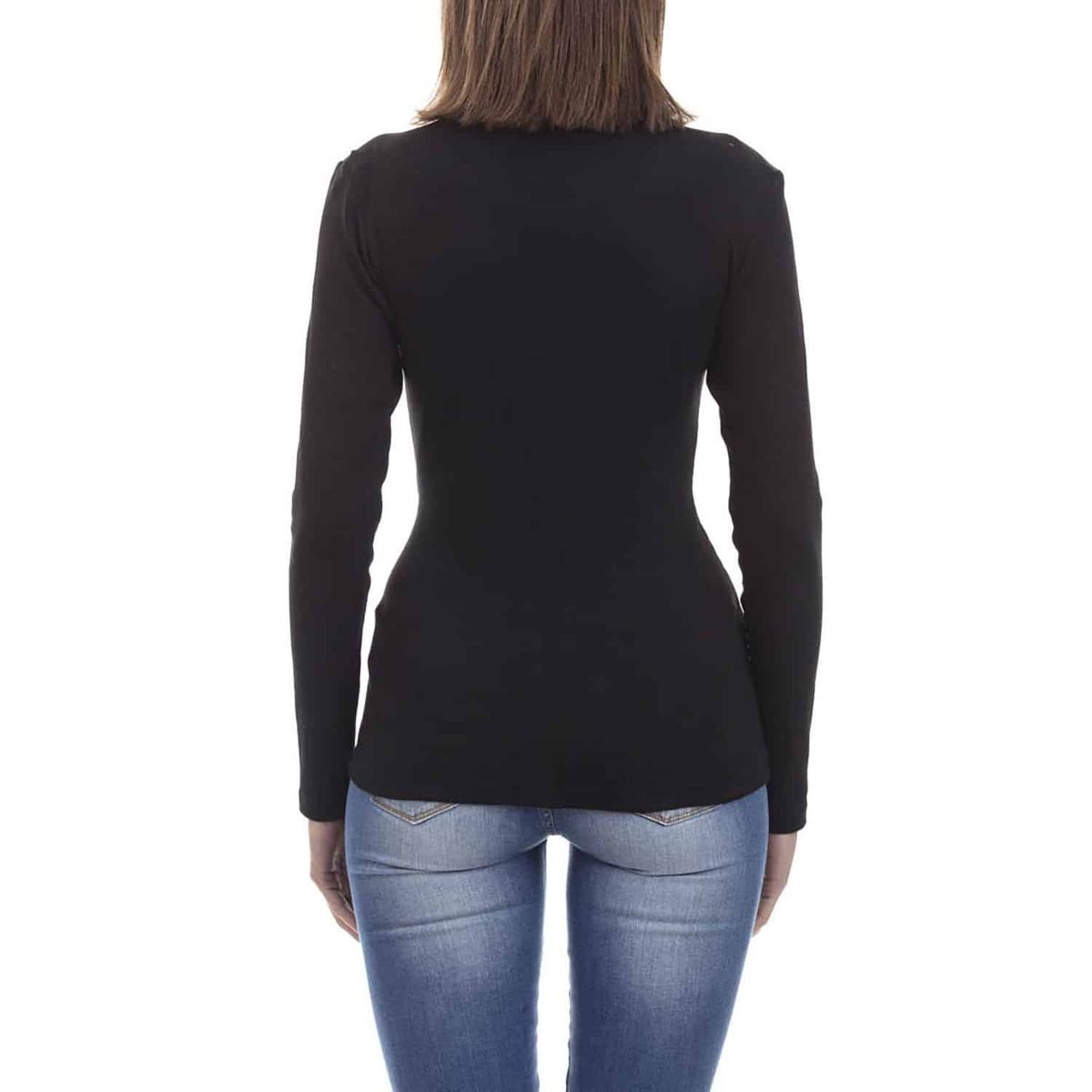 LADY GENNY - Camiseta Cotton Rib Manga Larga