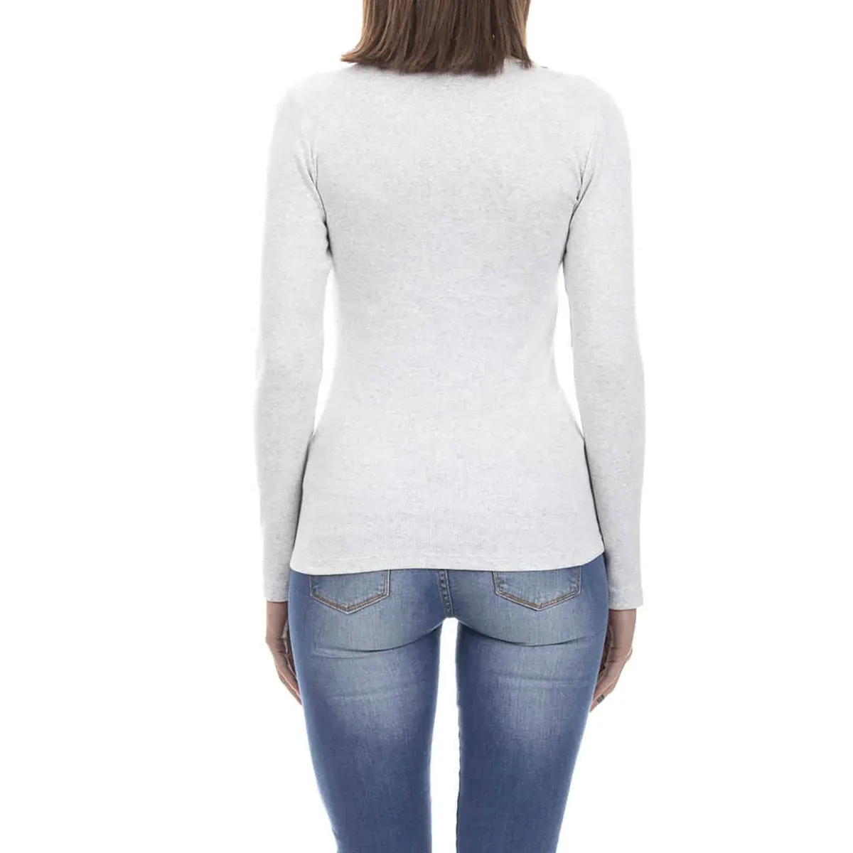 LADY GENNY - Camiseta Cotton Rib Manga Larga