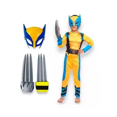 GENERICO - Disfraz Wolverine talla 8 - 10