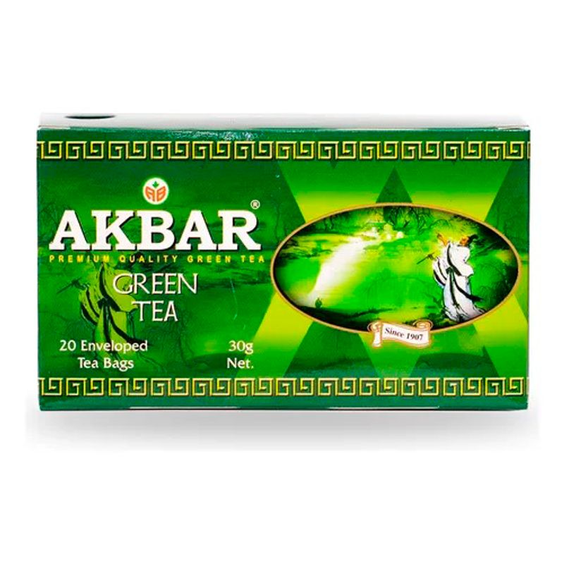 AKBAR - Té Verde 20 Bolsitas Akbar
